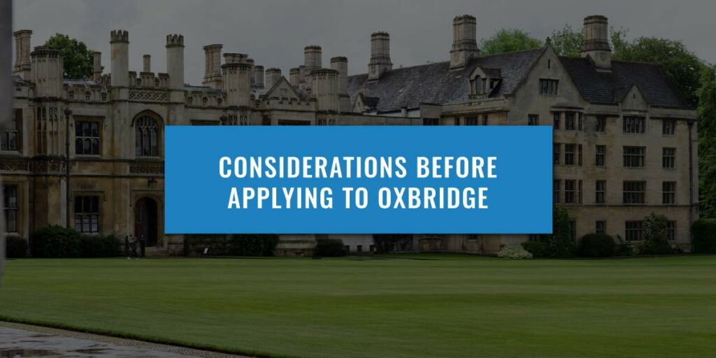 oxbridge-considerations