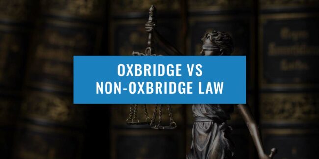 oxbridge vs non oxbridge law