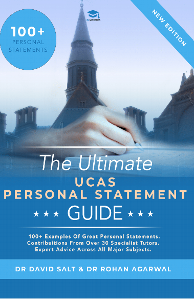 front cover view of the Ultimate UCAS personal statement guide book by uniadmissions