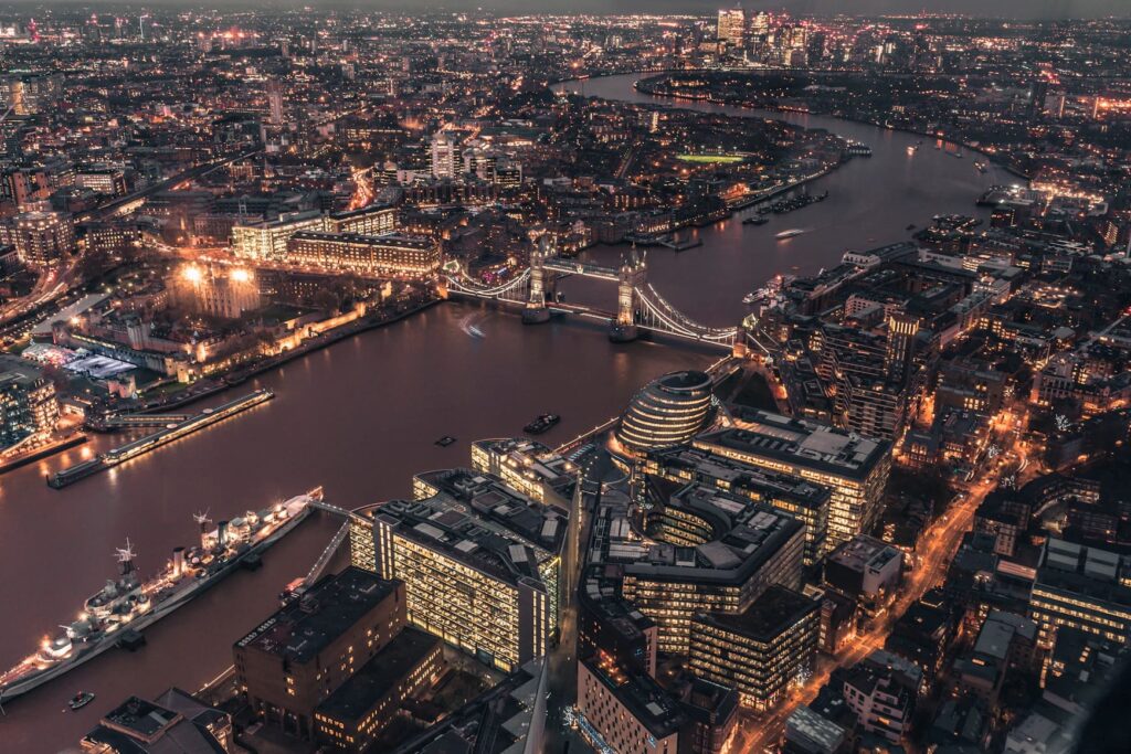 London Night Skyline