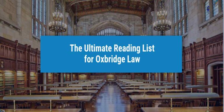 Oxbridge Law Reading List